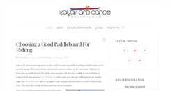 Desktop Screenshot of kayakandcanoe.com